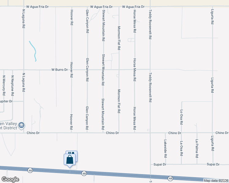 map of restaurants, bars, coffee shops, grocery stores, and more near 3200-3748 Morman Flat Road in Golden Valley