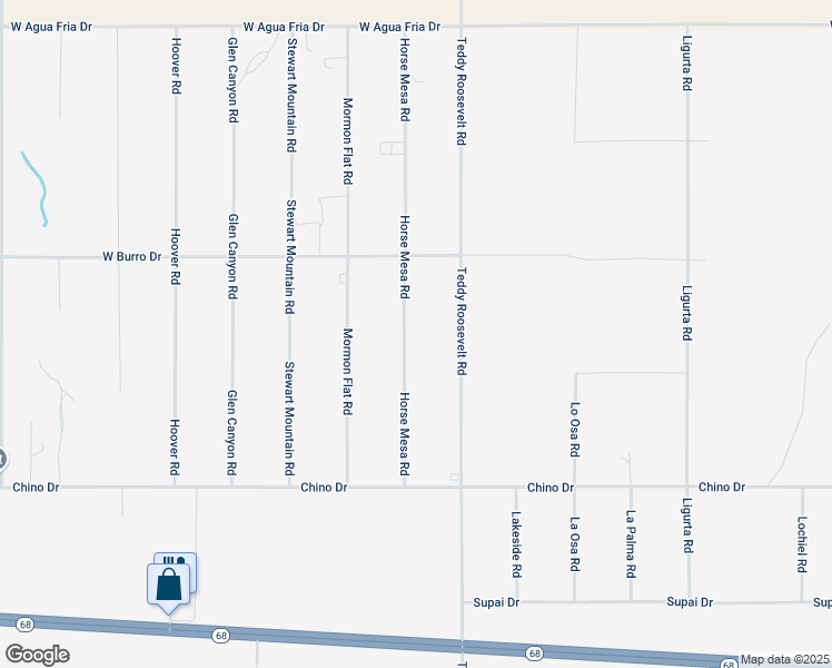 map of restaurants, bars, coffee shops, grocery stores, and more near 3684 Horse Mesa Road in Golden Valley