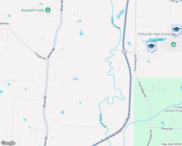map of restaurants, bars, coffee shops, grocery stores, and more near 171 Mary Drive in Pottsville