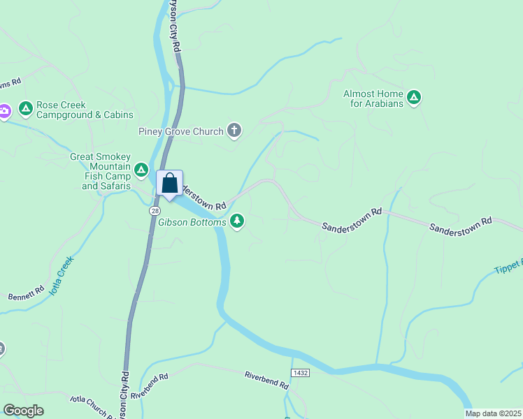 map of restaurants, bars, coffee shops, grocery stores, and more near 48 Buster Cabe Road in Franklin