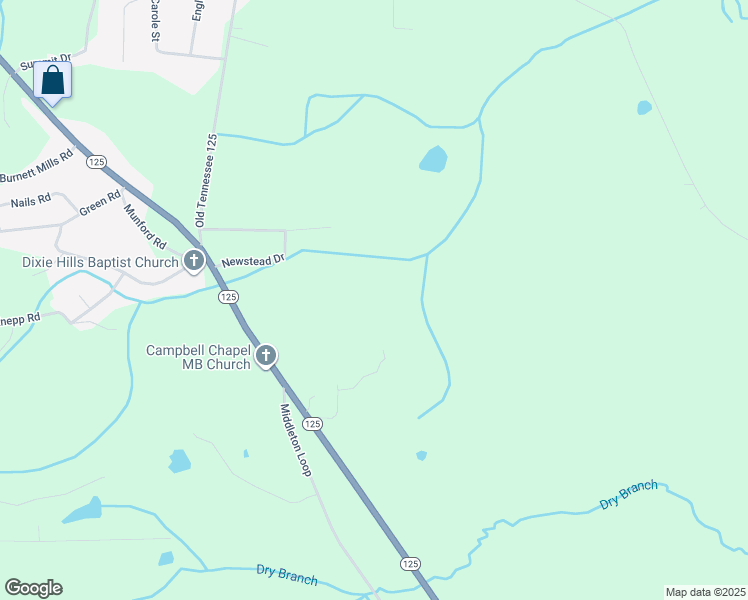 map of restaurants, bars, coffee shops, grocery stores, and more near 245 Lazarus Way in Bolivar