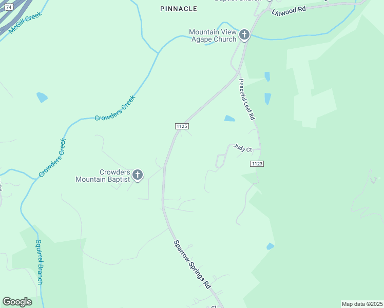 map of restaurants, bars, coffee shops, grocery stores, and more near 721 Sparrow Springs Road in Kings Mountain