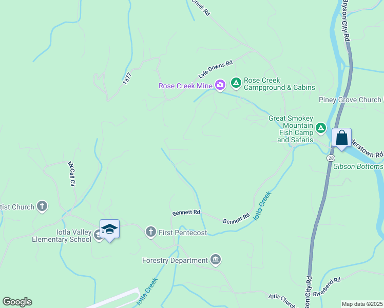 map of restaurants, bars, coffee shops, grocery stores, and more near 350 Bennett Cove Road in Franklin