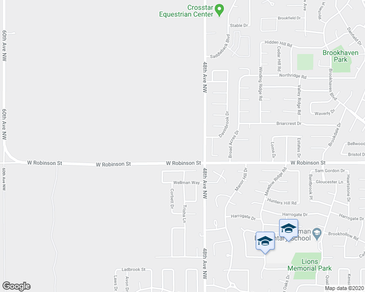 map of restaurants, bars, coffee shops, grocery stores, and more near in Norman