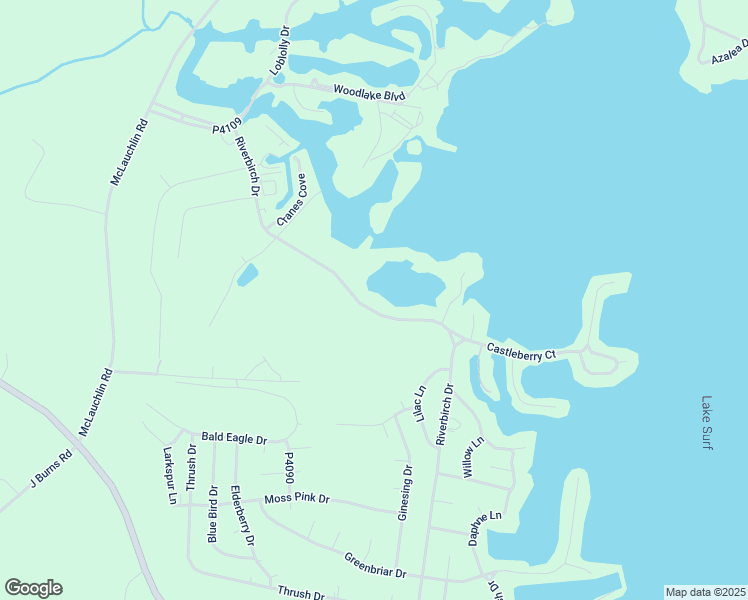 map of restaurants, bars, coffee shops, grocery stores, and more near 437 Riverbirch Drive in Vass