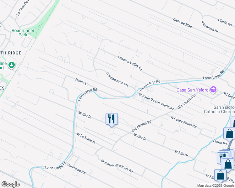 map of restaurants, bars, coffee shops, grocery stores, and more near 1 Tayne Lane in Corrales