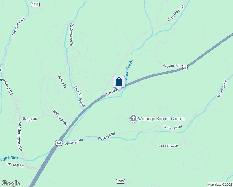 map of restaurants, bars, coffee shops, grocery stores, and more near 6769 Sylva Road in Franklin