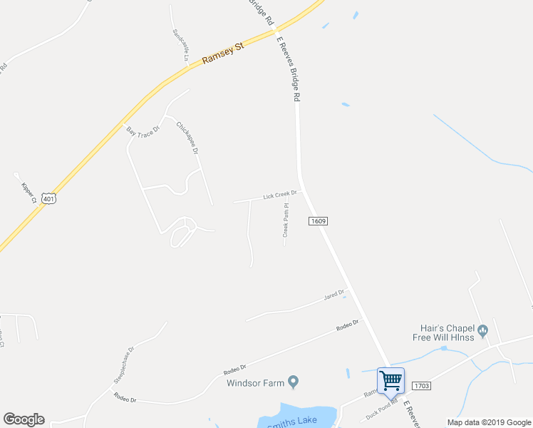 map of restaurants, bars, coffee shops, grocery stores, and more near 260 Lick Creek Drive in Linden