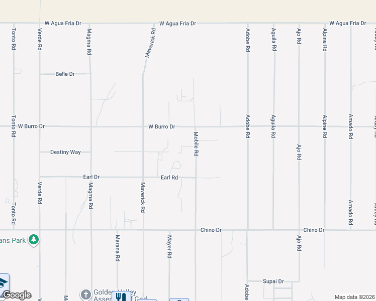 map of restaurants, bars, coffee shops, grocery stores, and more near 3719 North Mobile Road in Golden Valley