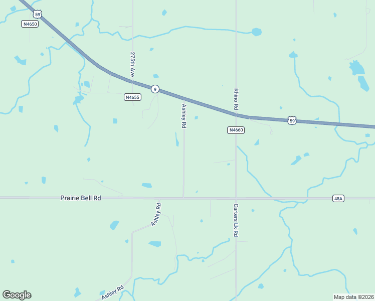 map of restaurants, bars, coffee shops, grocery stores, and more near 19780 Ashley Road in Bokoshe