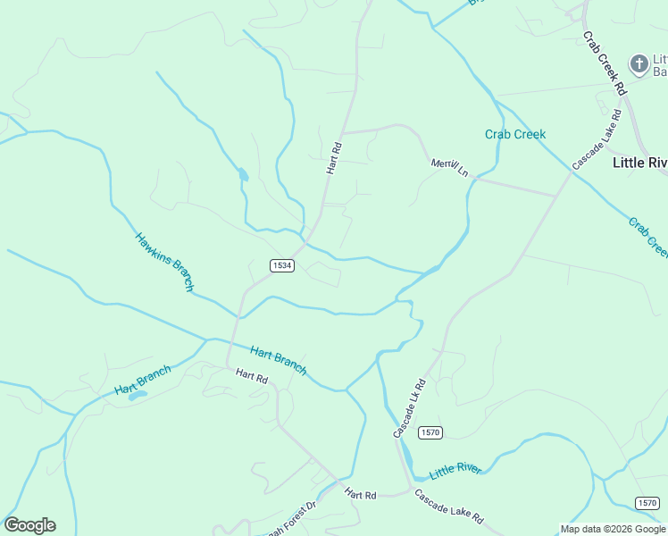 map of restaurants, bars, coffee shops, grocery stores, and more near 1307 Hart Road in Transylvania County