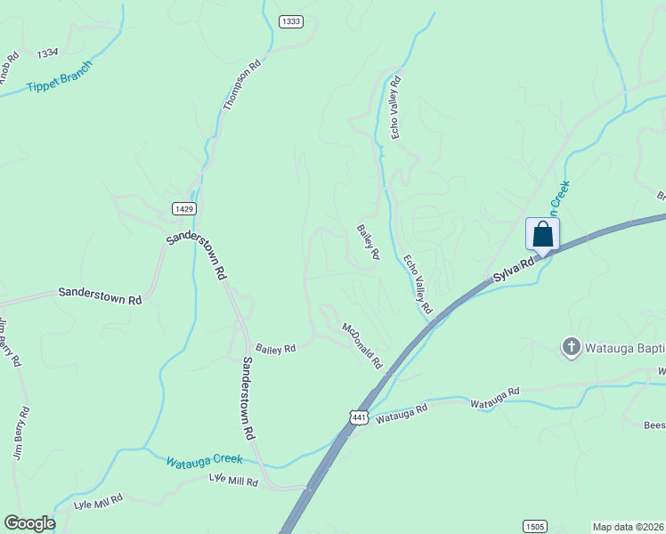 map of restaurants, bars, coffee shops, grocery stores, and more near 689 Bailey Road in Franklin