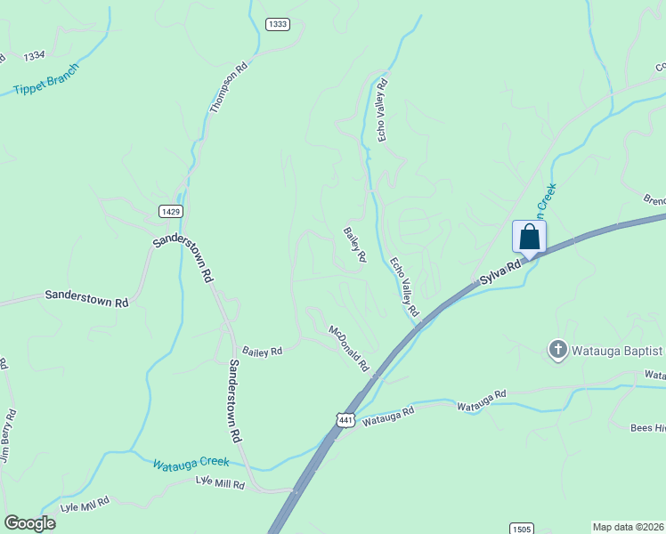 map of restaurants, bars, coffee shops, grocery stores, and more near 689 Bailey Road in Franklin