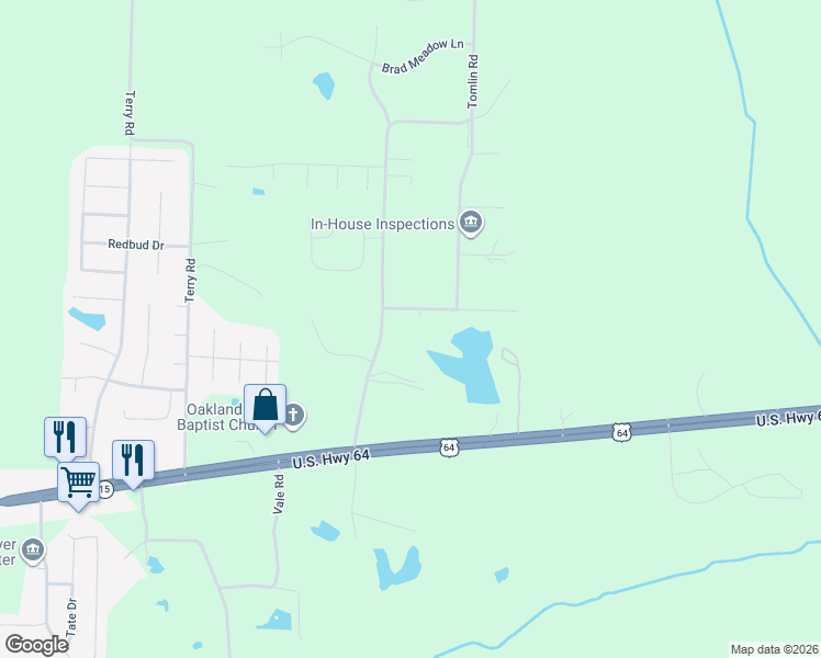 map of restaurants, bars, coffee shops, grocery stores, and more near 3325 Tomlin Road in Somerville