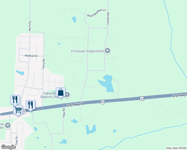 map of restaurants, bars, coffee shops, grocery stores, and more near 3325 Tomlin Road in Somerville