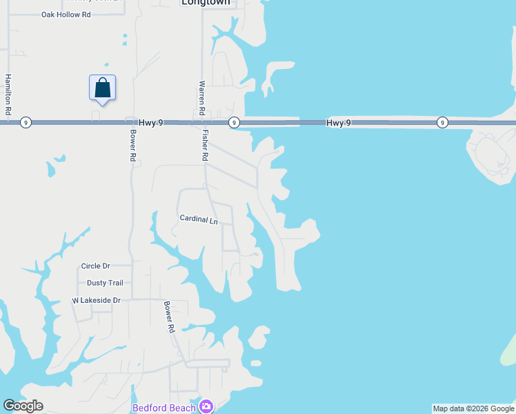map of restaurants, bars, coffee shops, grocery stores, and more near 134 Lakeview Drive in Quinton