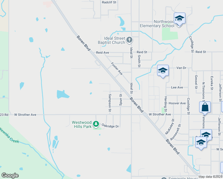 map of restaurants, bars, coffee shops, grocery stores, and more near 1832 Lewis Avenue in Seminole
