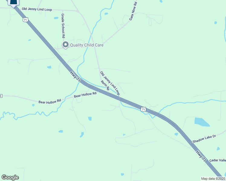 map of restaurants, bars, coffee shops, grocery stores, and more near 15727 Reno Road in Greenwood