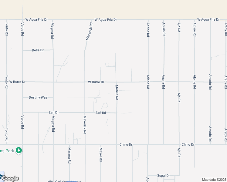 map of restaurants, bars, coffee shops, grocery stores, and more near 3719 Mobile Road in Golden Valley