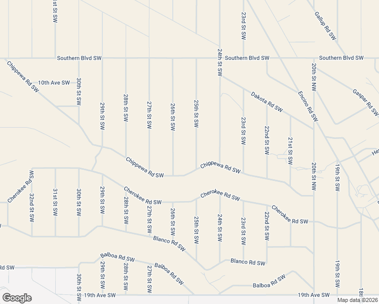 map of restaurants, bars, coffee shops, grocery stores, and more near 1405 25th Street Southwest in Rio Rancho