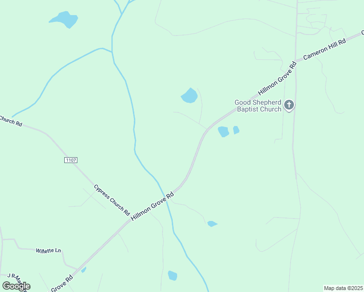 map of restaurants, bars, coffee shops, grocery stores, and more near 3676 Hillmon Grove Road in Cameron