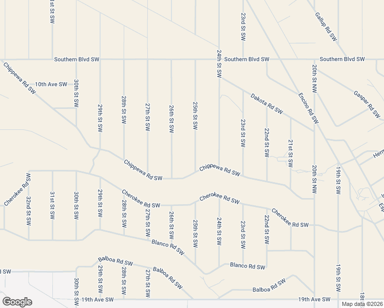 map of restaurants, bars, coffee shops, grocery stores, and more near 1405 25th Street Southwest in Rio Rancho