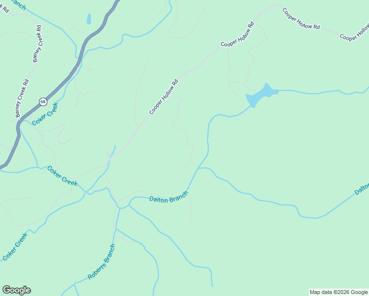 map of restaurants, bars, coffee shops, grocery stores, and more near Dalton Branch Road in Tellico Plains
