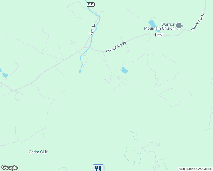 map of restaurants, bars, coffee shops, grocery stores, and more near 413 Rhododendron Drive in Saluda