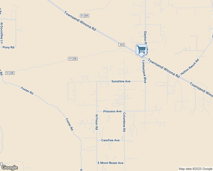 map of restaurants, bars, coffee shops, grocery stores, and more near 9080 Sunshine Avenue in Flagstaff