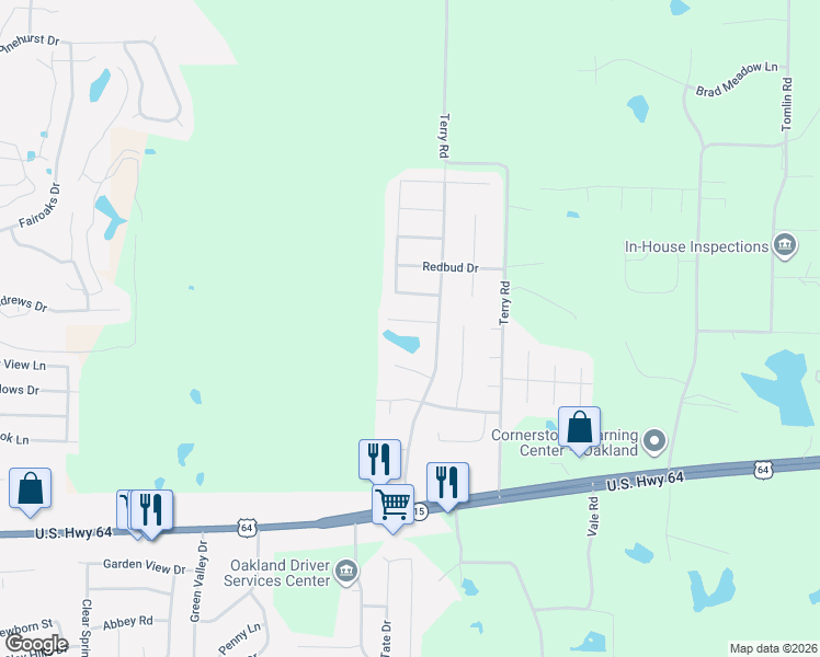 map of restaurants, bars, coffee shops, grocery stores, and more near 60 Harbor Oaks Cove in Oakland