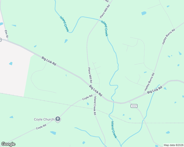 map of restaurants, bars, coffee shops, grocery stores, and more near 136 Pless Mill Road in Stanfield