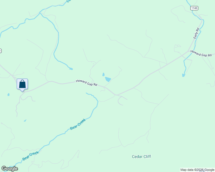 map of restaurants, bars, coffee shops, grocery stores, and more near 32 Woodpecker Lane in Saluda