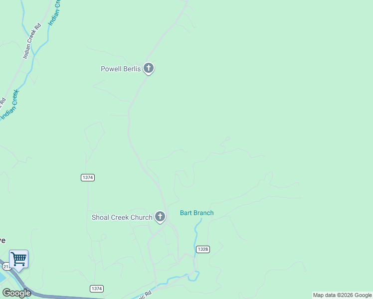 map of restaurants, bars, coffee shops, grocery stores, and more near 386 Lonesome Trails Road in Balsam Grove