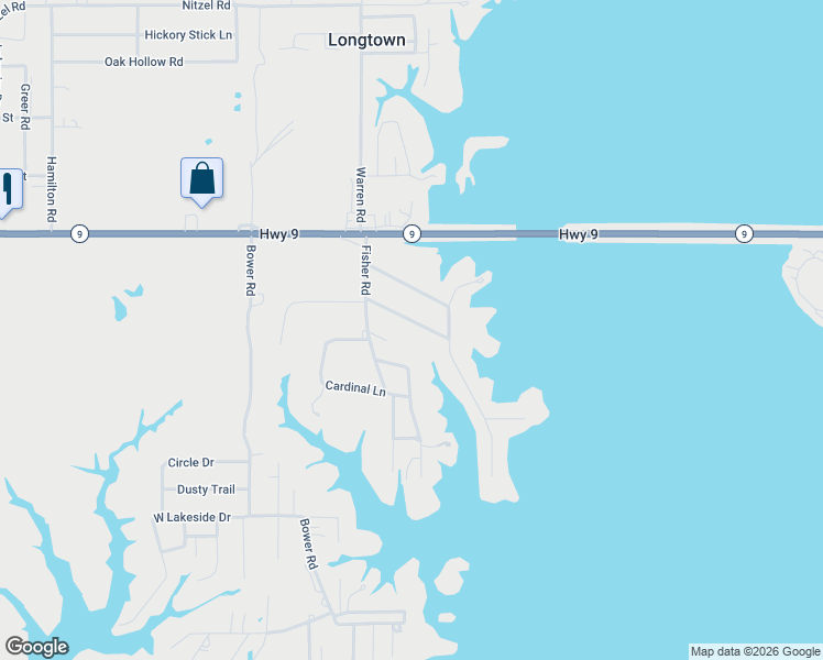 map of restaurants, bars, coffee shops, grocery stores, and more near 111 Meadowlark Road in Eufaula