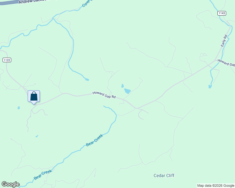 map of restaurants, bars, coffee shops, grocery stores, and more near 32 Woodpecker Lane in Saluda