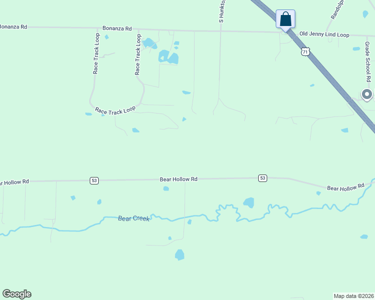 map of restaurants, bars, coffee shops, grocery stores, and more near 8124 Tomlin Way in Fort Smith