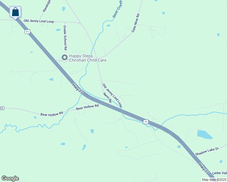 map of restaurants, bars, coffee shops, grocery stores, and more near 15701 Old Jenny Lind Loop in Fort Smith
