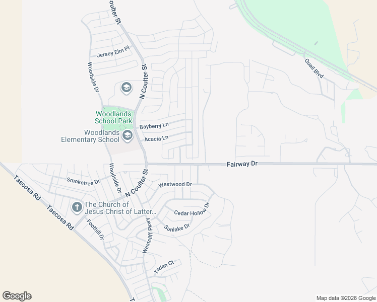 map of restaurants, bars, coffee shops, grocery stores, and more near 2408 Drake Elm Place in Amarillo