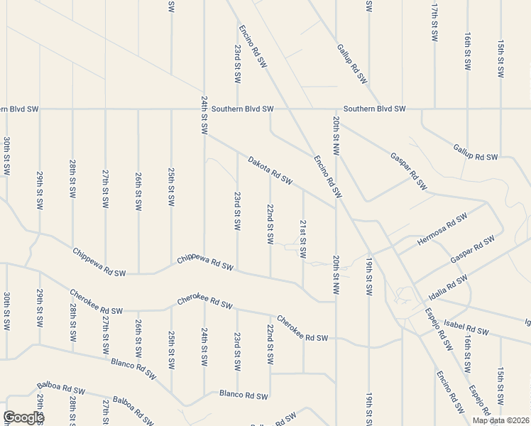 map of restaurants, bars, coffee shops, grocery stores, and more near 1313 22nd Street Southwest in Rio Rancho