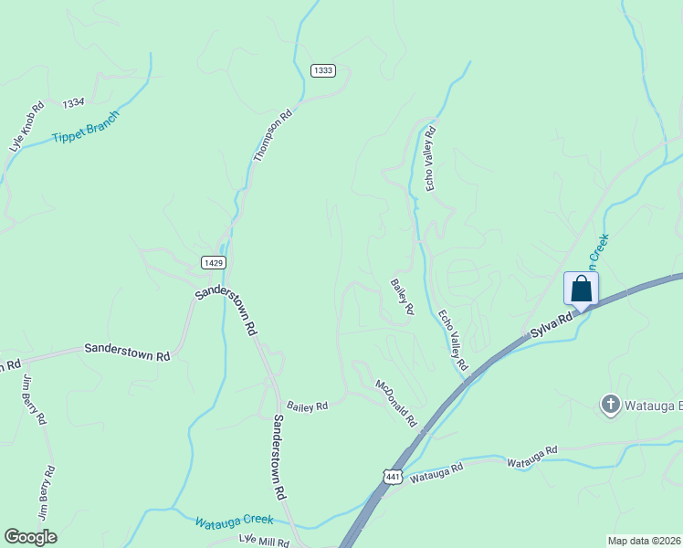 map of restaurants, bars, coffee shops, grocery stores, and more near 137 Bailey Hills Road in Franklin