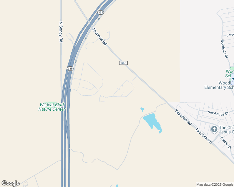 map of restaurants, bars, coffee shops, grocery stores, and more near 25 Tascocita Circle in Amarillo