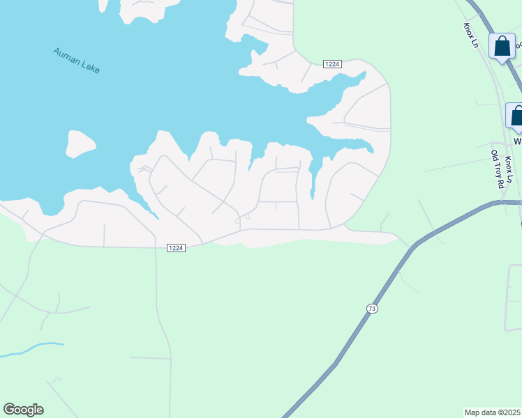 map of restaurants, bars, coffee shops, grocery stores, and more near 141 Dennis Circle in Seven Lakes