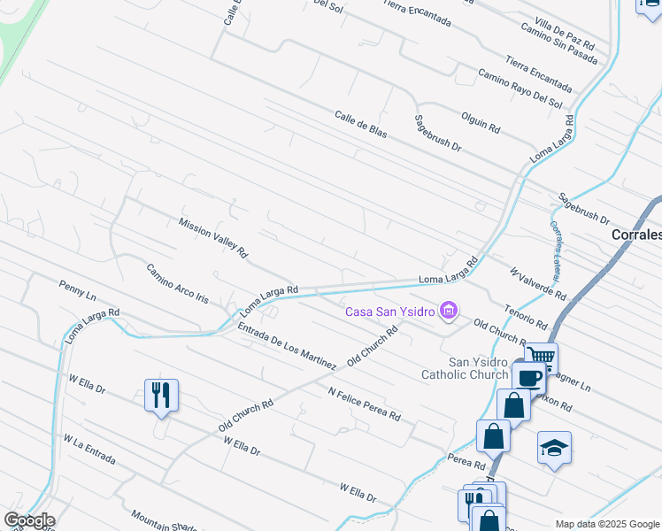 map of restaurants, bars, coffee shops, grocery stores, and more near 123 Dandelion Rd in Corrales
