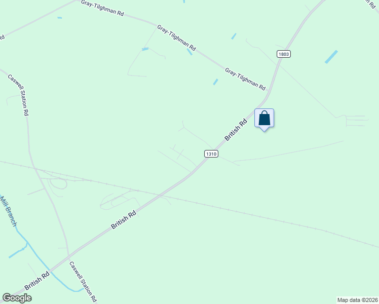 map of restaurants, bars, coffee shops, grocery stores, and more near 146 Country View Lane in Kinston