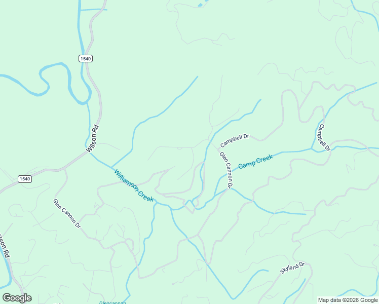 map of restaurants, bars, coffee shops, grocery stores, and more near 454 Hampton Ridge Drive in Pisgah Forest