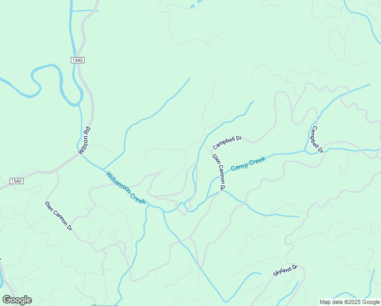 map of restaurants, bars, coffee shops, grocery stores, and more near 1 Glen Cannon Drive in Pisgah Forest