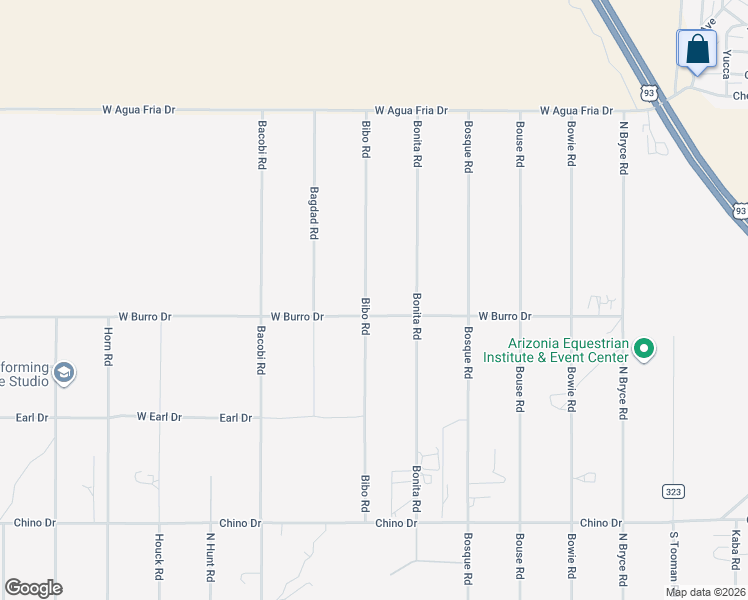 map of restaurants, bars, coffee shops, grocery stores, and more near 3855 Burro Drive in Golden Valley