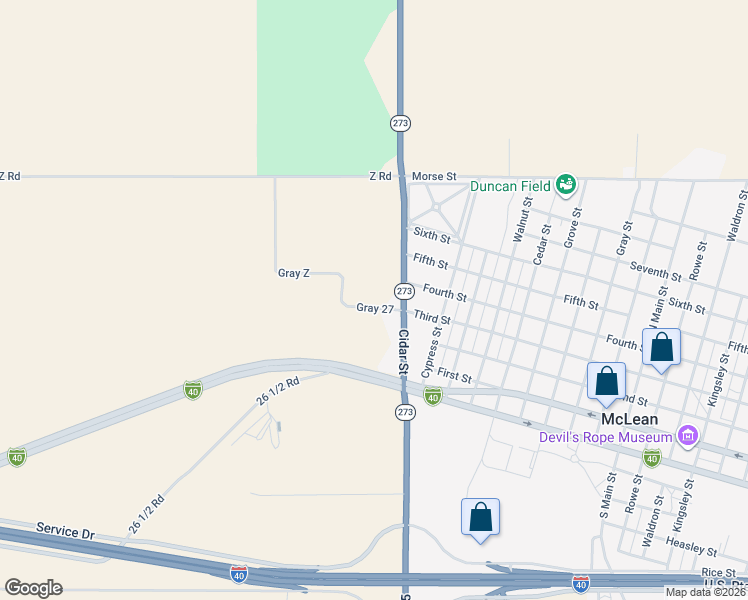 map of restaurants, bars, coffee shops, grocery stores, and more near Gray 27 in McLean