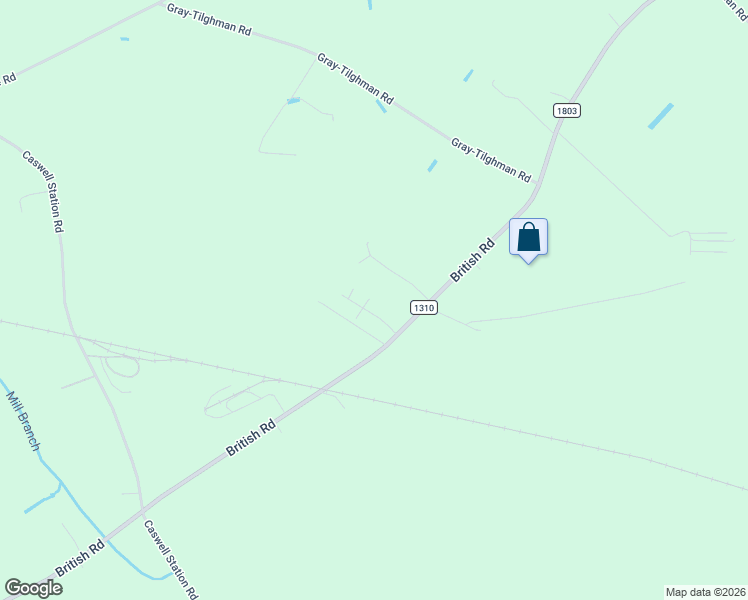 map of restaurants, bars, coffee shops, grocery stores, and more near 146 Country View Lane in Kinston