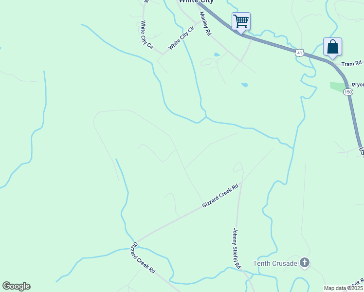 map of restaurants, bars, coffee shops, grocery stores, and more near 310 Windstone Drive in Sequatchie